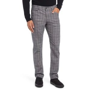 AG Adriano Goldschmied Everett Slim Straight Plaid Print Pants Size 32 - 34